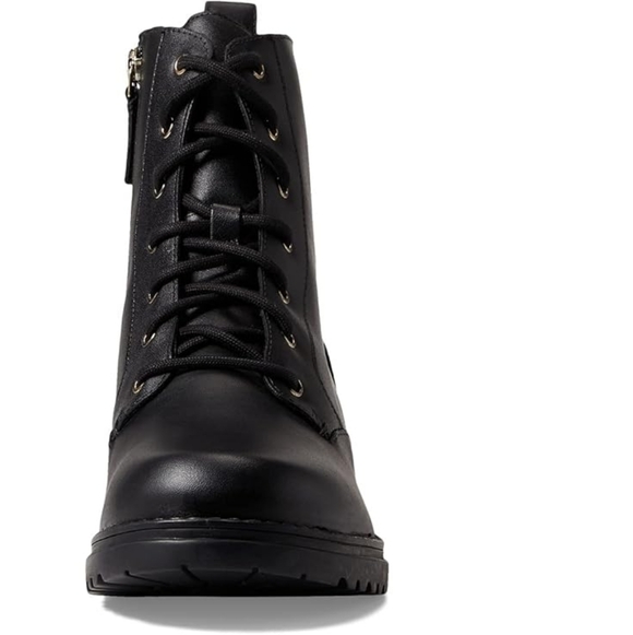 Cole Haan Sleek Black Moto Boots - Picture 2 of 5